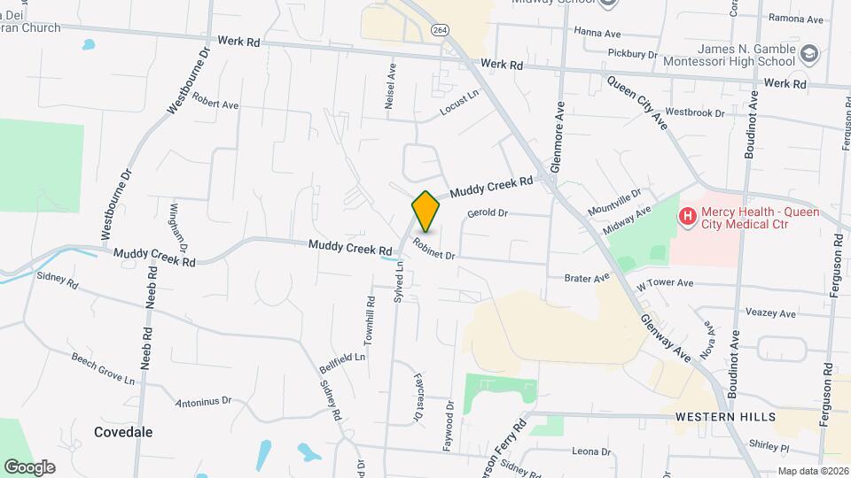 3454 Robinet Dr Map and Location Details