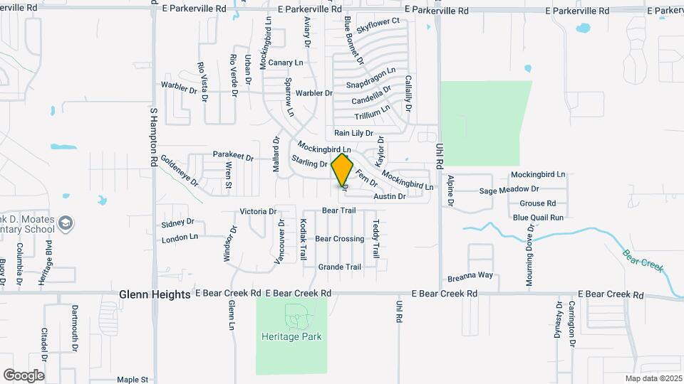 1509 Dreama Dr Map and Location Details