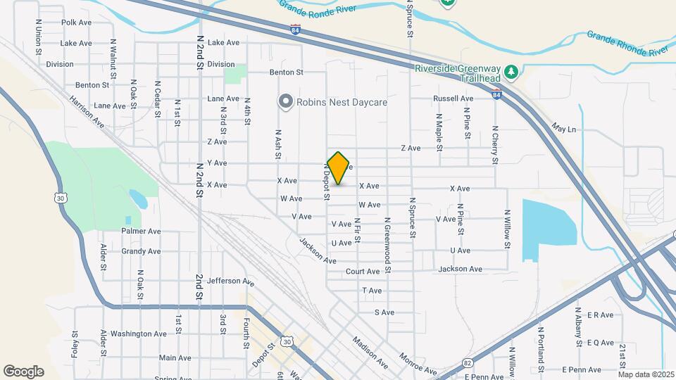 1308 X Ave Map and Location Details