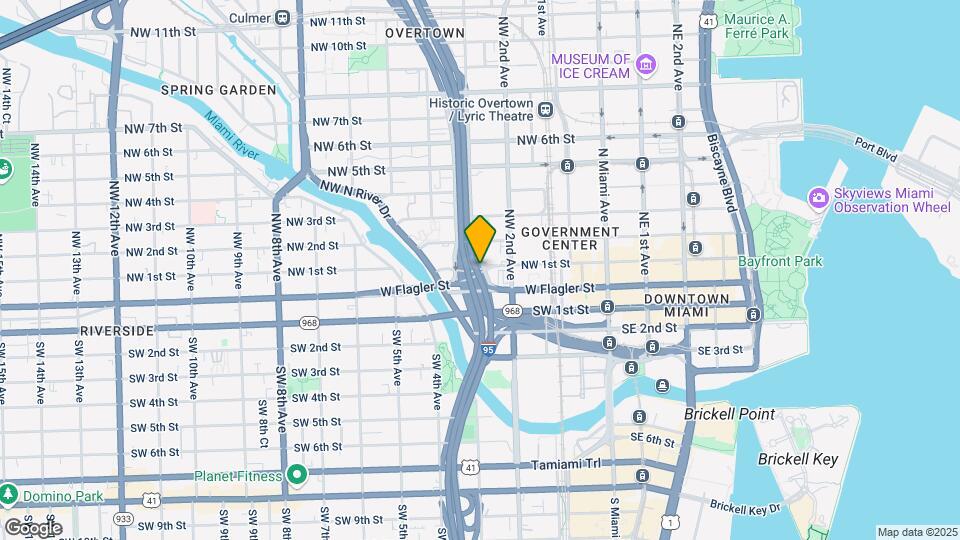 46 NW 1st St Map and Location Details