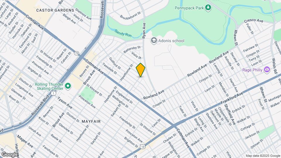 7353 Sackett St, Unit 2 Map and Location Details