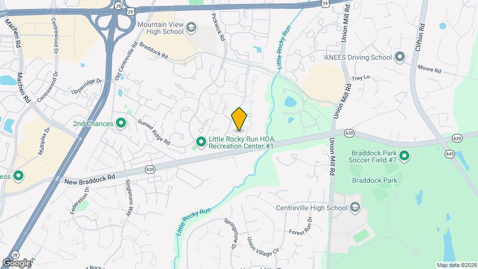 13662 Barren Springs Ct Map and Location Details