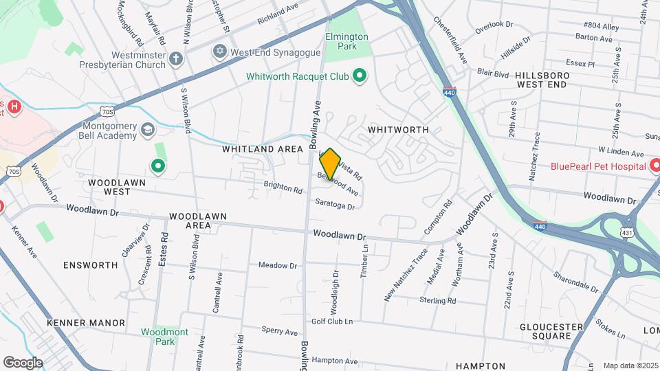 454 Bowling Ave Map and Location Details