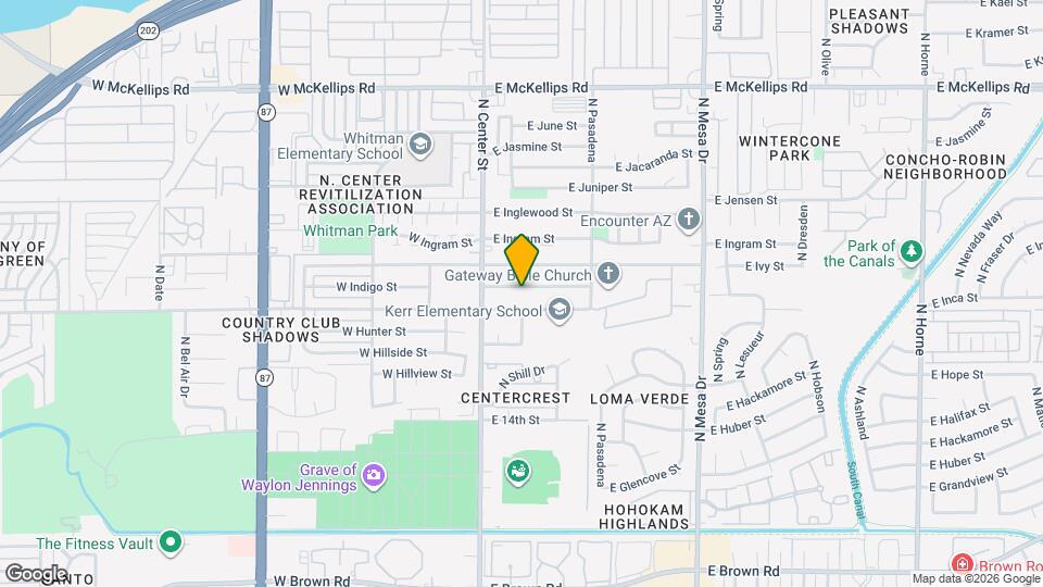 47 E Indigo St Map and Location Details