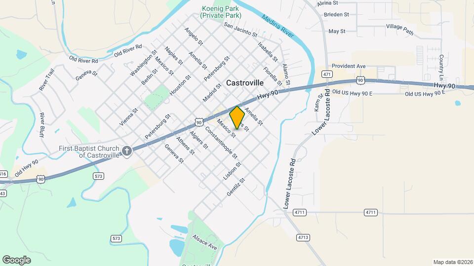 816 Lafayette St Map and Location Details