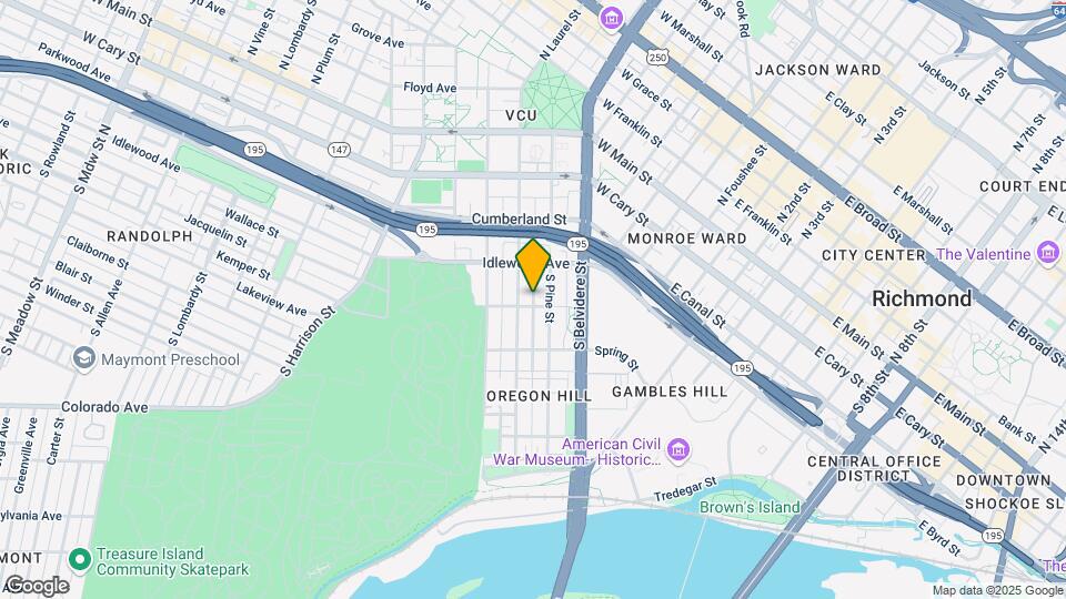 708 Albemarle St Map and Location Details