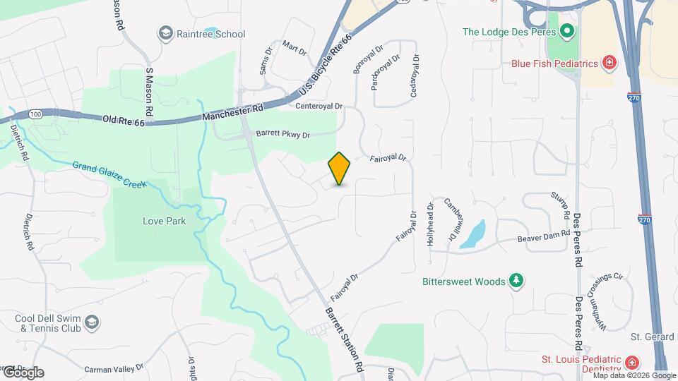 13354 Hiddencrest Ln Map and Location Details