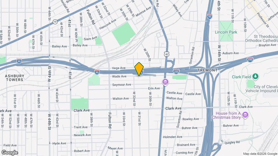 3101 Wade Ave Map and Location Details