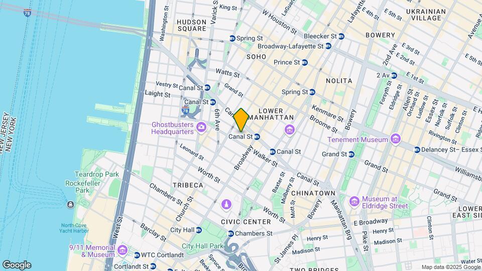 50 Lispenard St Mapa y Detalles de la Ubicación