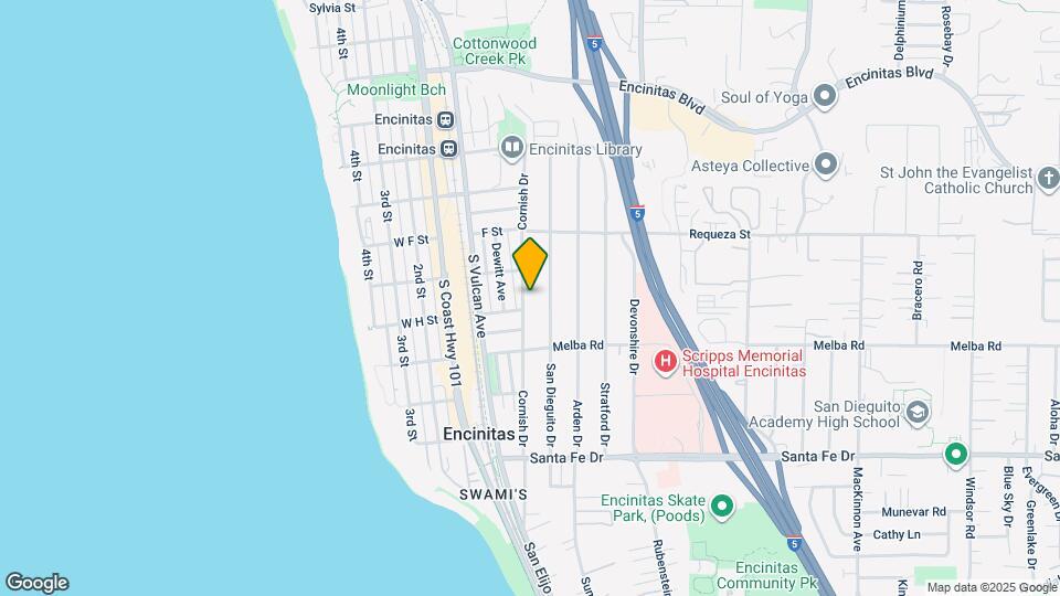 855 Cornish Dr Map and Location Details