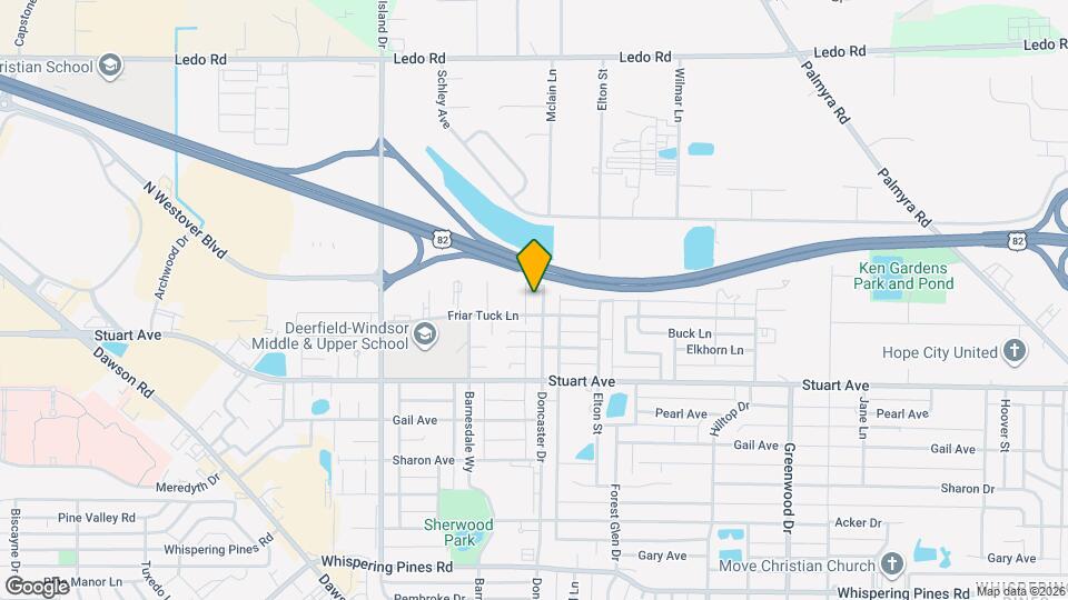 2703 Doncaster Dr, Unit D Mapa y Detalles de la Ubicación