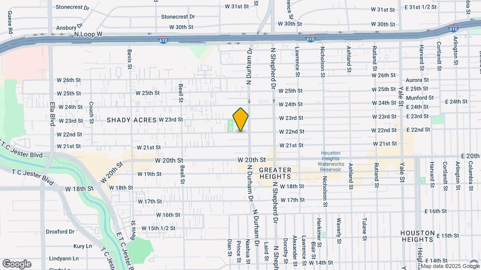 818 W 22nd St Map and Location Details
