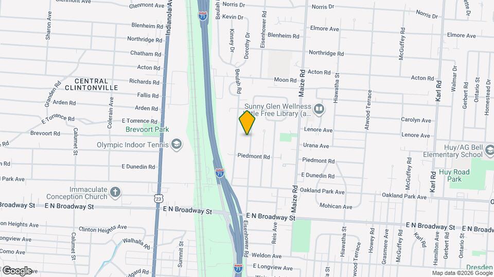 3473 Eisenhower Rd Map and Location Details