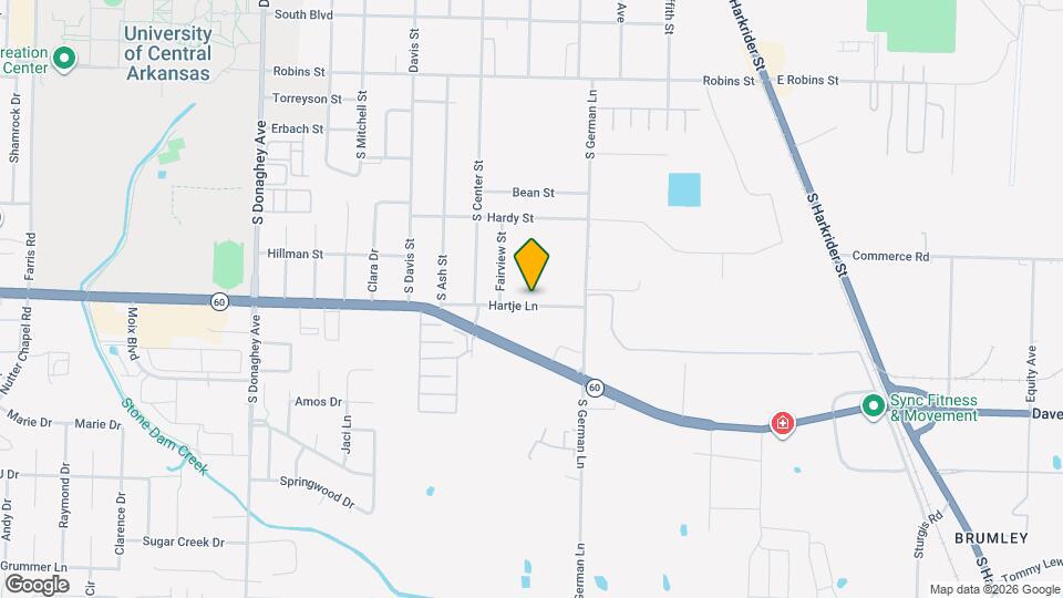 1406 Hartje Ln Map and Location Details