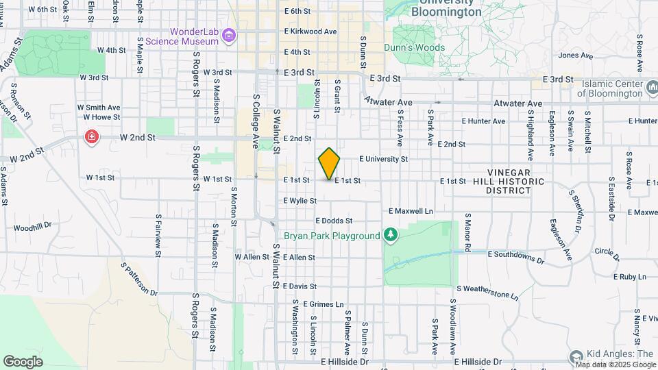 320 E 1st St Map and Location Details