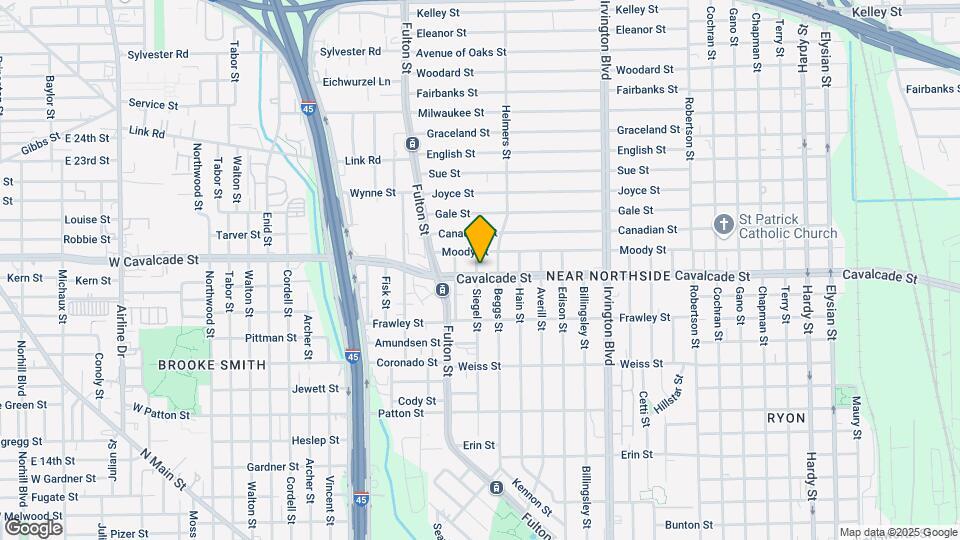 4802 Siegel St Map and Location Details