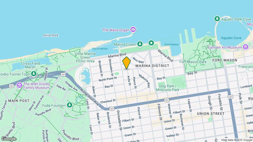 1955A Beach St Map and Location Details