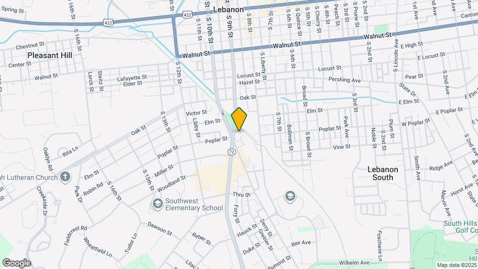 544 S 9th St Map and Location Details