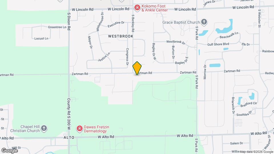 1715 Zartman Rd Map and Location Details