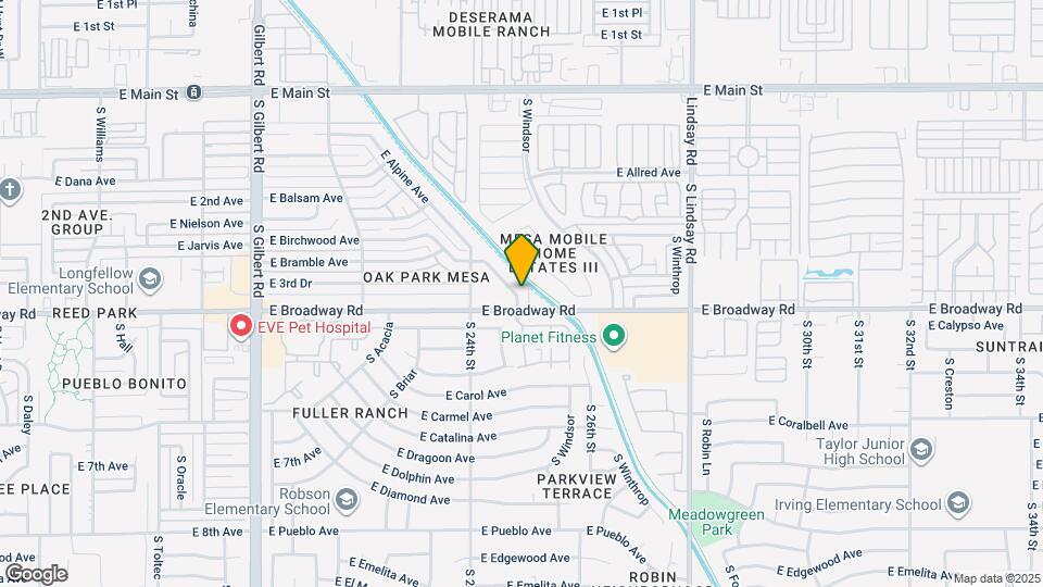 2458 E Alpine Ave Map and Location Details