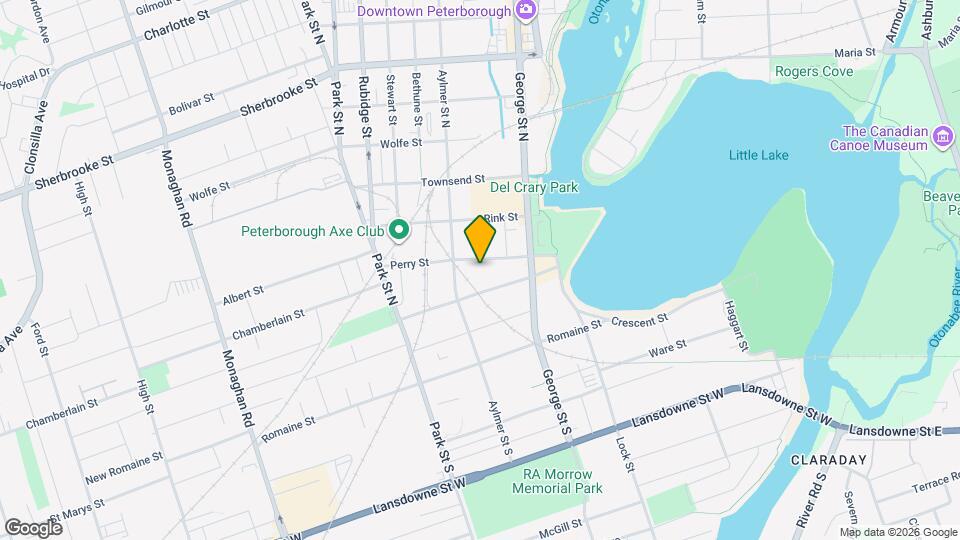 207 Perry St Map and Location Details