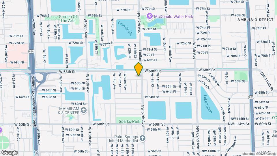 1215 W 66th St Map and Location Details