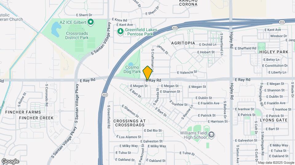 2644 E Megan St Map and Location Details