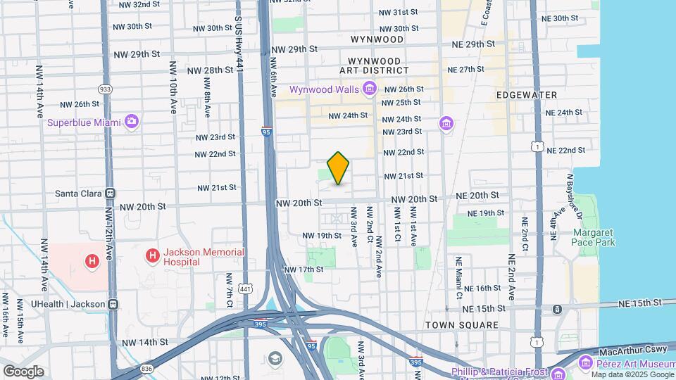 430 NW 20th St Map and Location Details