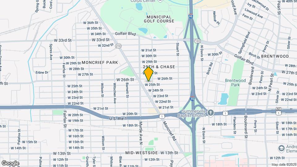 1251 W 25th St Mapa y Detalles de la Ubicación