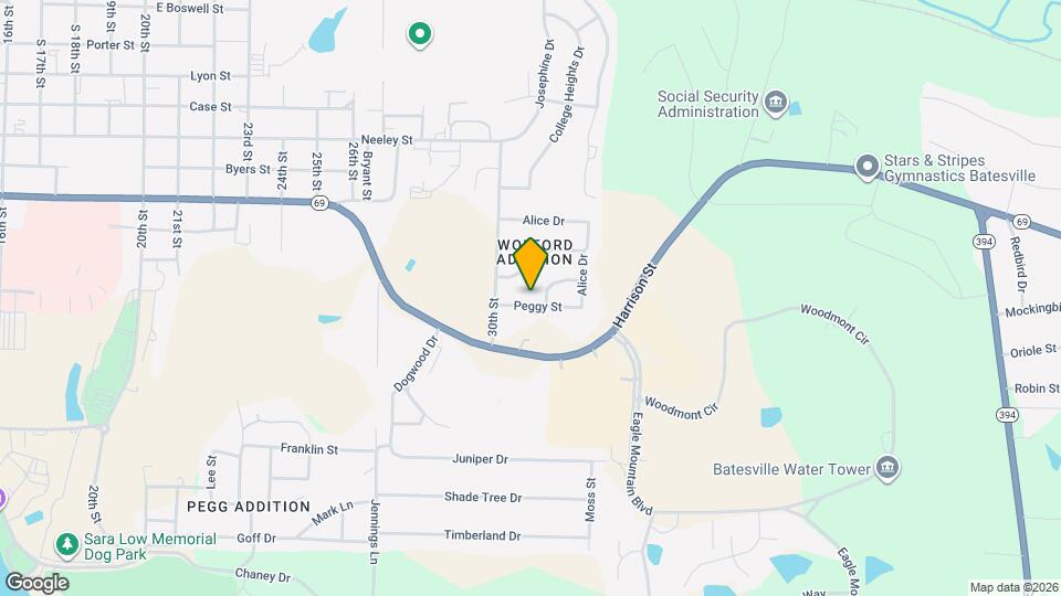 3113 Peggy St Map and Location Details