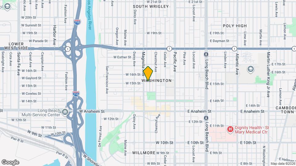 1487 Henderson Ave Map and Location Details