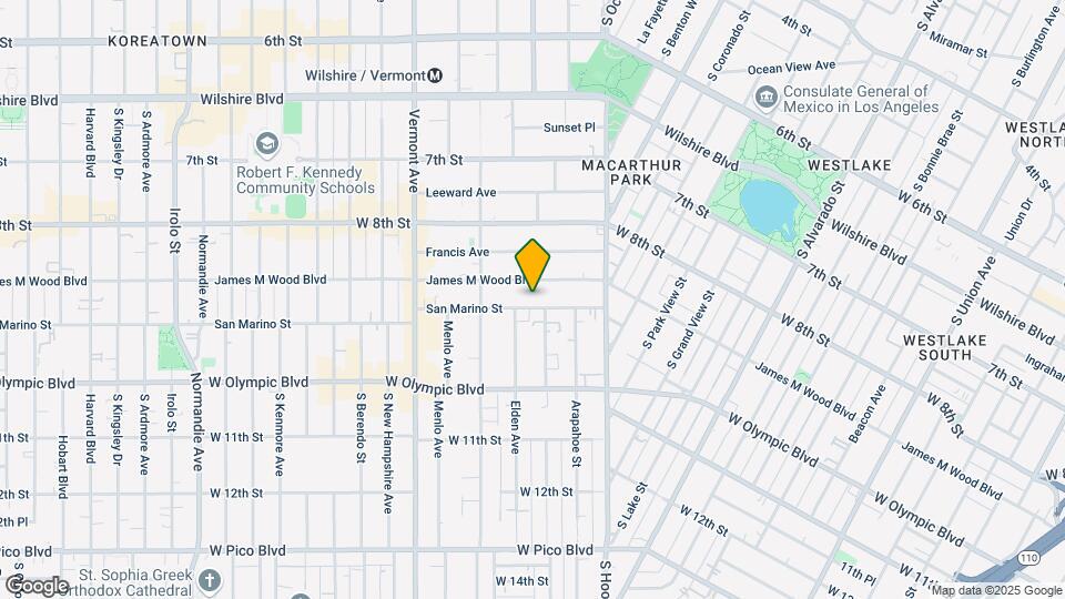 2715 San Marino St Map and Location Details