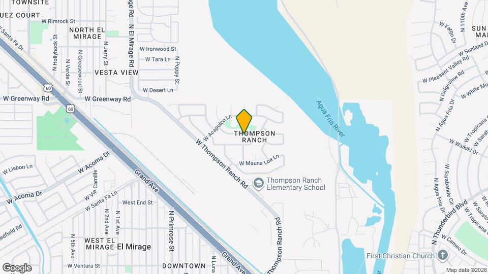 11813 W Maui Ln Mapa y Detalles de la Ubicación