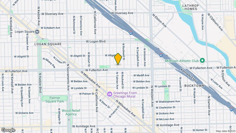 2411 N Talman Ave Mapa y Detalles de la Ubicación