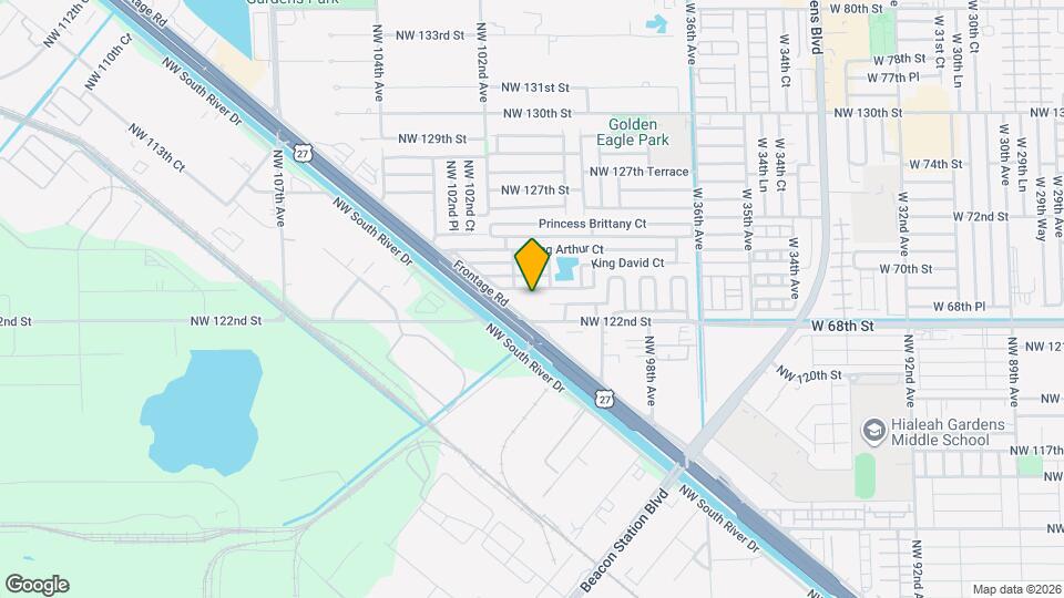 12401 W Okeechobee Rd Map and Location Details