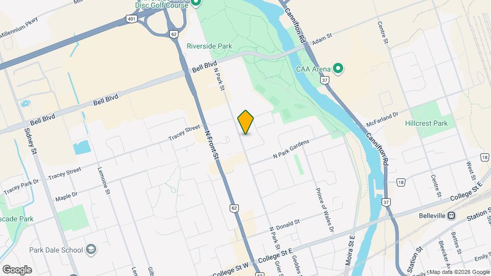 147 N Park St Map and Location Details