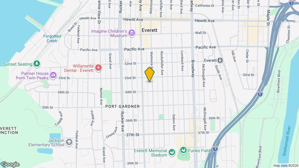 3312 Wetmore Ave Map and Location Details