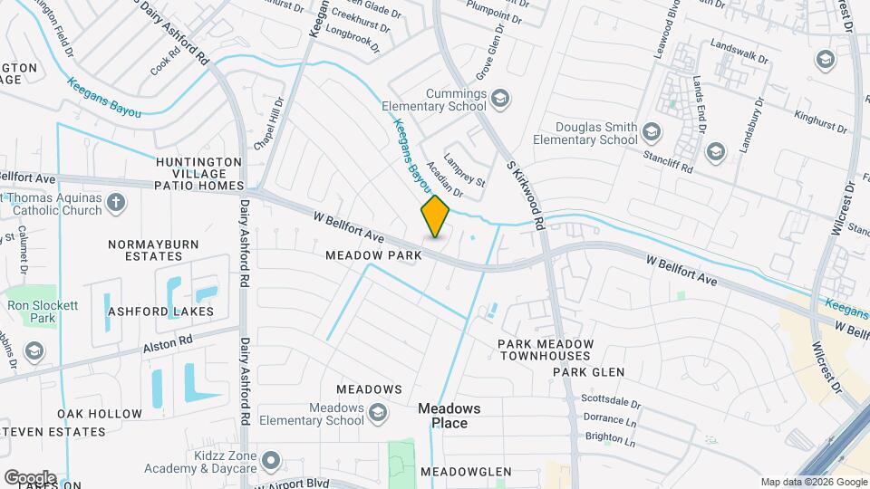 12118 W Bellfort Ave Map and Location Details