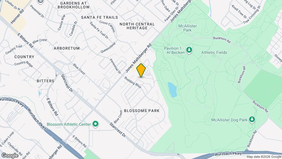 1815 Gary's Park St Mapa y Detalles de la Ubicación