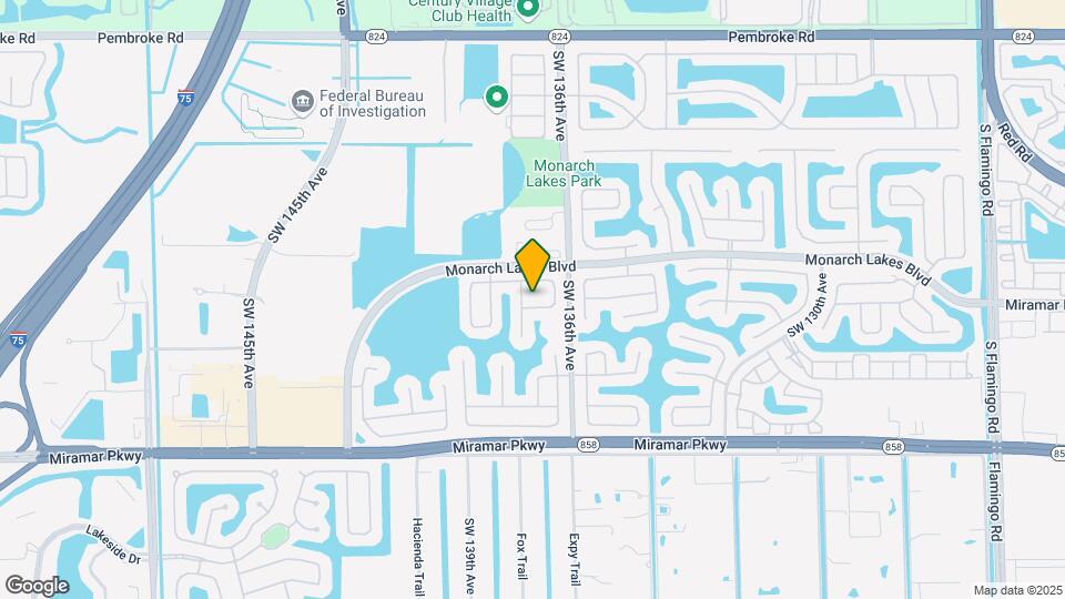 13743 SW 27th St Map and Location Details