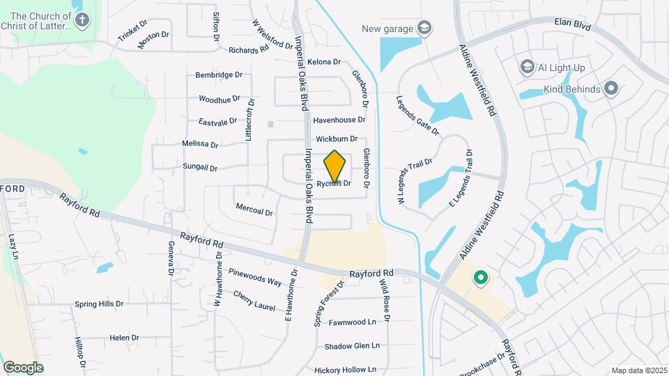 2106 Rycroft Dr Map and Location Details