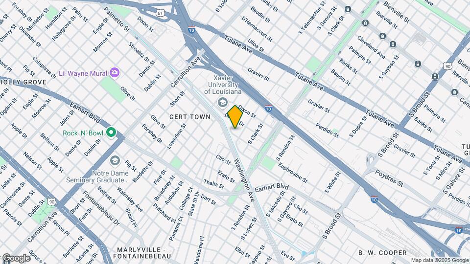 4718 Euphrosine St Map and Location Details