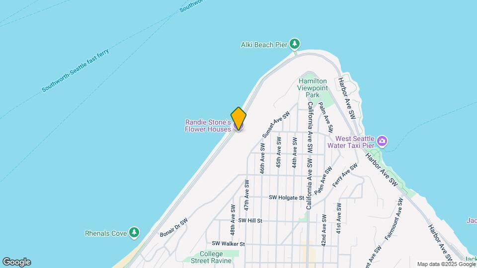 1402 Alki Ave SW Mapa y Detalles de la Ubicación