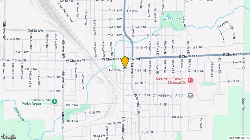 1 1st St SE Map and Location Details