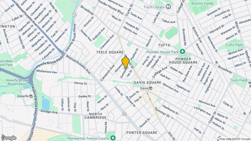 50 Gorham St, Unit 1 Map and Location Details