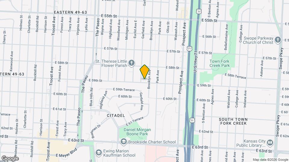 2106 E 59th St Map and Location Details