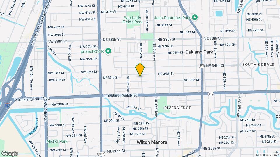 3330 NE 5th Ave Map and Location Details