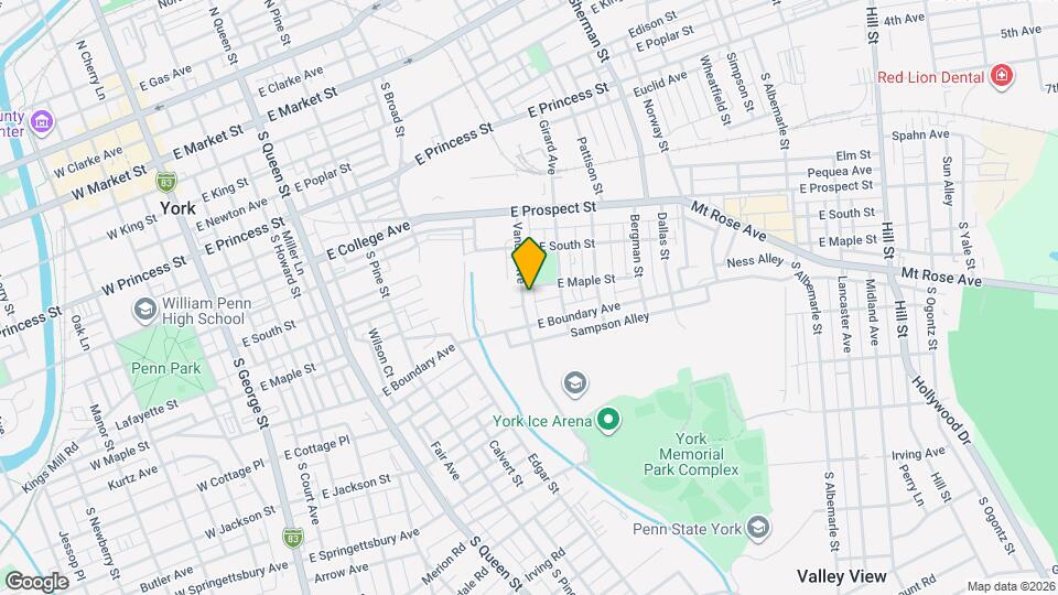 713 Vander Ave Map and Location Details