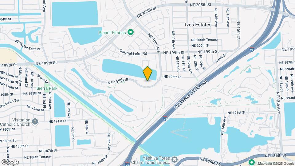 873 NE 195th St Map and Location Details