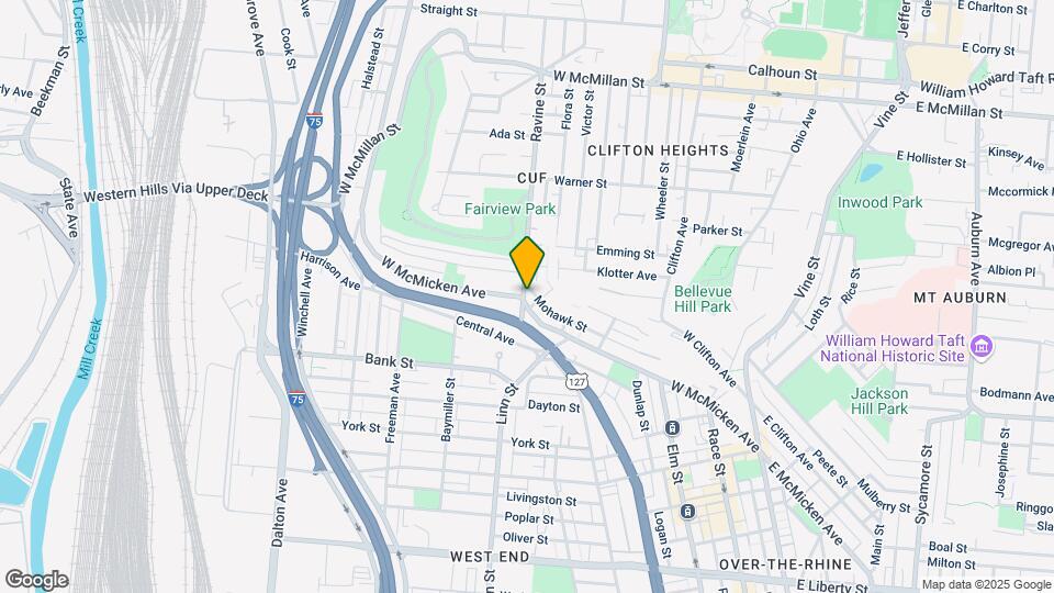 2102 Ravine St Map and Location Details